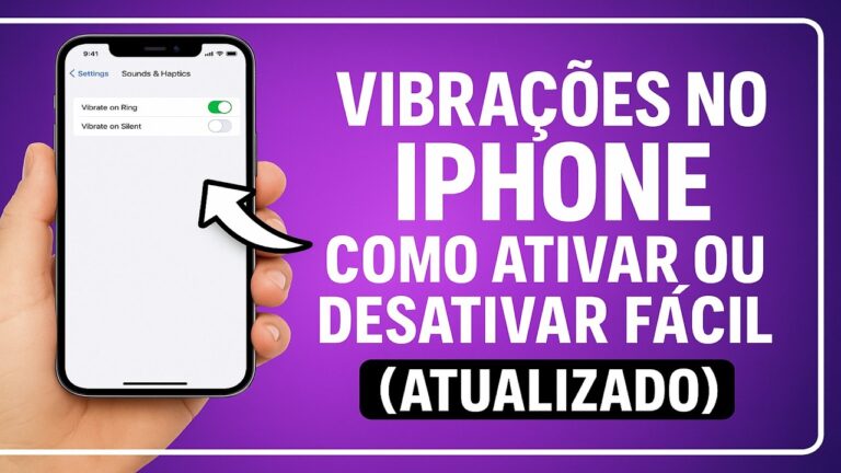 Como Ativar/Desativar as VIBRAÇÕES no iPhone Como Ativar/Desativar as VIBRAÇÕES no iPhone