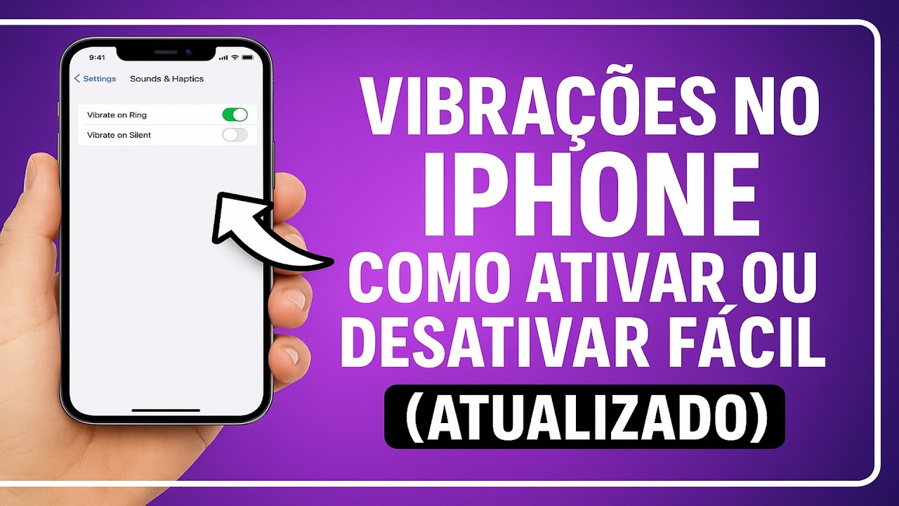 Como Ativar/Desativar as VIBRAÇÕES no iPhone Como Ativar/Desativar as VIBRAÇÕES no iPhone