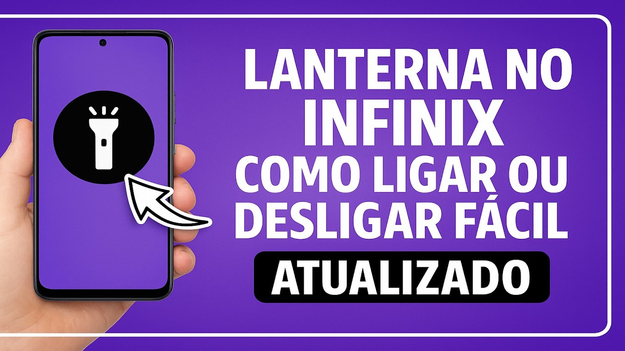 Como Ligar/Desligar a LANTERNA no INFINIX Como Ligar/Desligar a LANTERNA no INFINIX